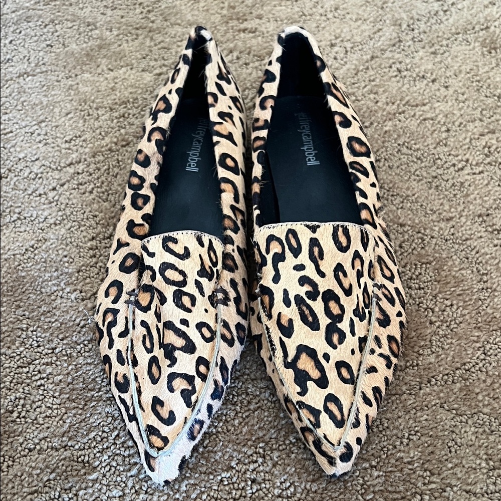 Jeffrey Campbell Leopard Print Flats